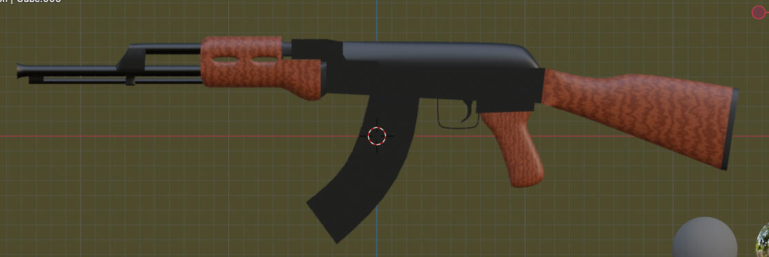 somewhat WIP ak 47 model
